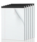 Legal Pads 8.5 x 11 College Ruled Note Pads, 6 Pack Notepads 8.5 x 11 Lined Paper Narrow Ruled Writing Pads, 30 Sheets Per Note Pad, Micro Perforated White Legal Pad 8.5 x 11 for Work/School/Office