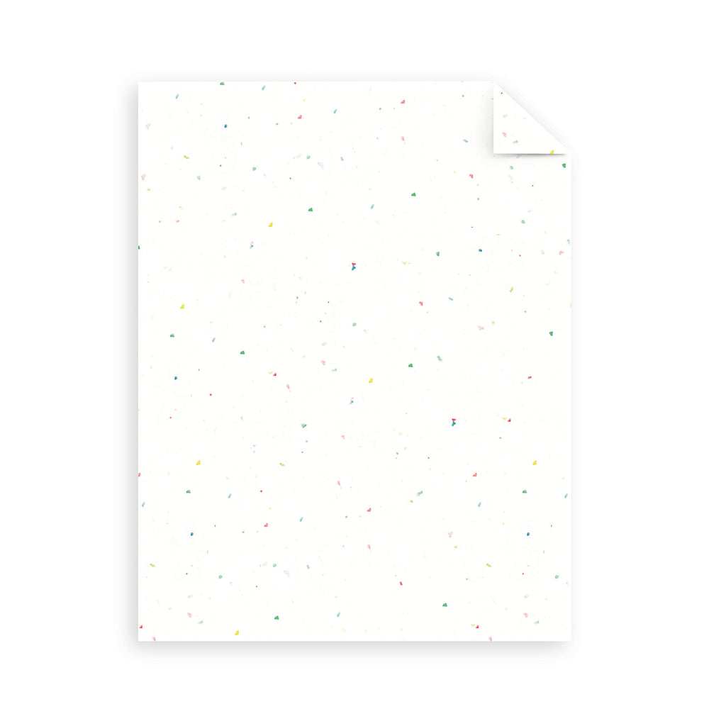 Astrobrights Mega Collection, Colored Cardstock, Bright Confetti White, 320 Sheets, 65 lb/176 gsm, 8.5" x 11" - MORE SHEETS! (91683)