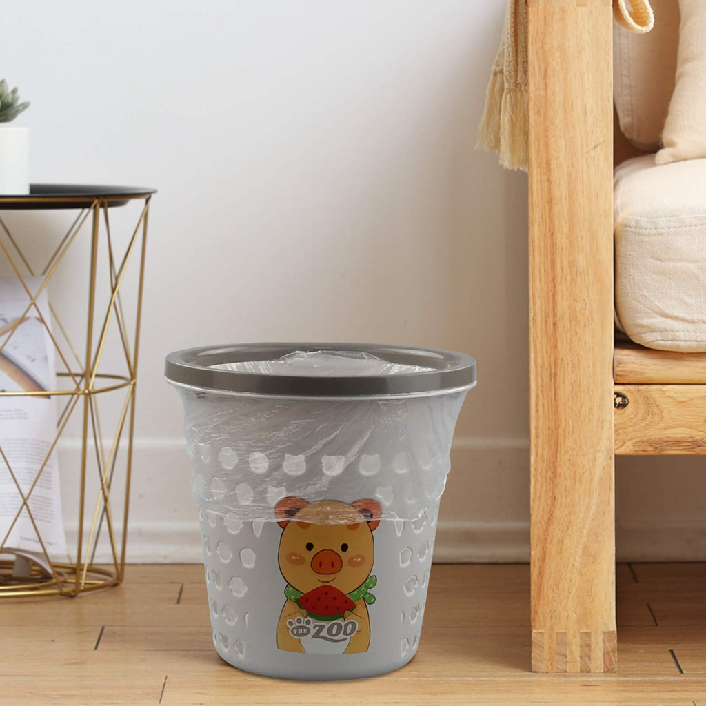 Farmoon 15L Clear Garbage Bags, Trash/Rubbish/Wastebasket Liners(9 Rolls, 225 Counts)