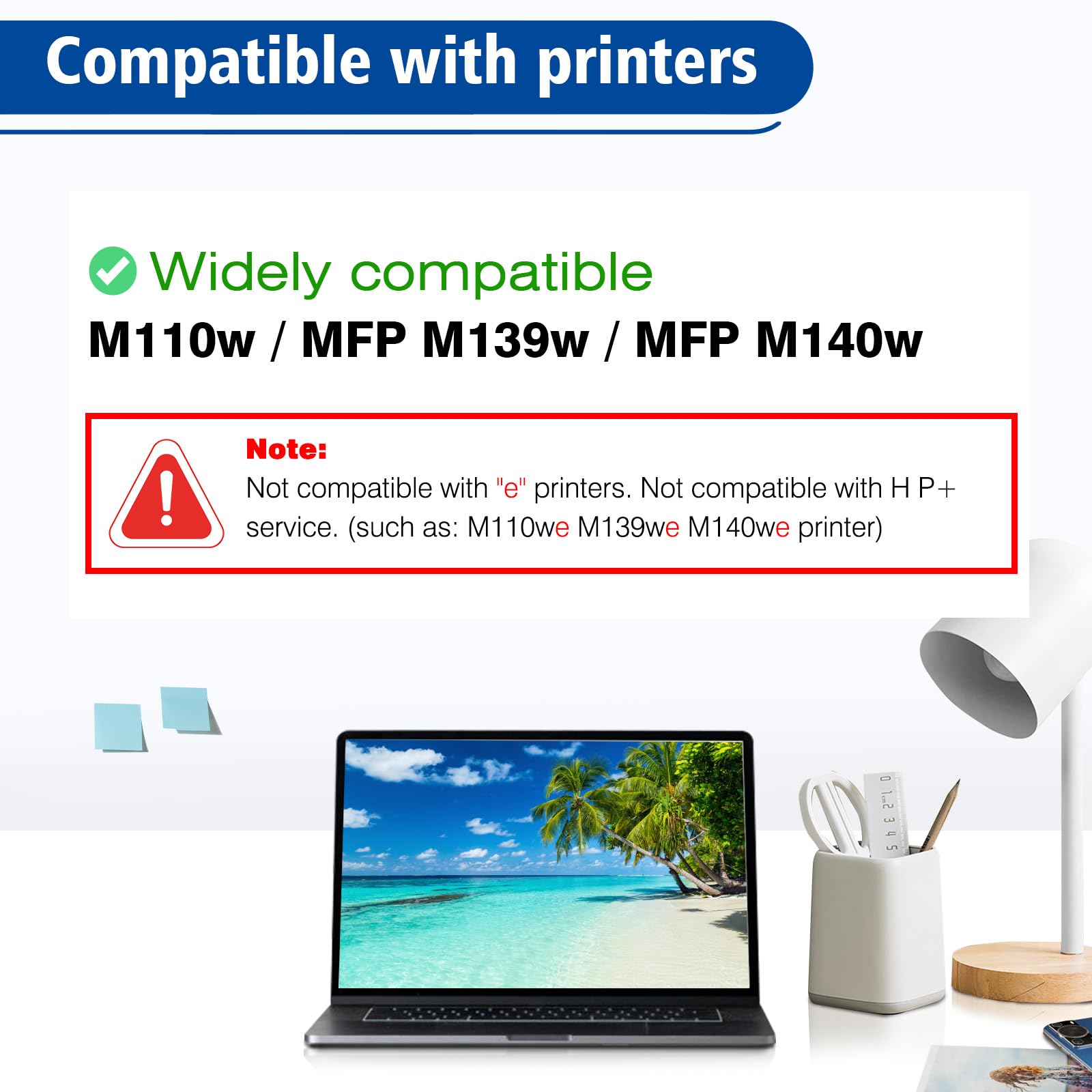 141X W1410X（141A W1410A） Black Toner Cartridge with Chip, High Capacity 2000 Pages Replacement for Compatible with M110 M110w MFP M139 M140 M140w Printers (Black), Incompatible with e-Series Printers