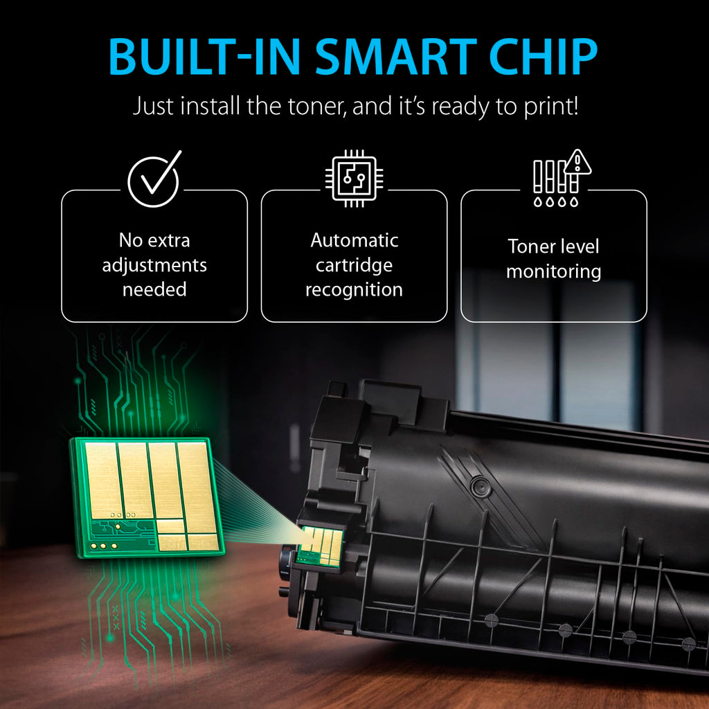 Smart Ink Compatible TN760 Toner Cartridge Replacement for Brother TN 760 TN730 2 Pack (CHIP) to use with HL-L2390DW DCP-L2550DW HL-L2350DW HL-L2370DW MFC-L2710DW HL-L2370DWXL MFC-L2730DW MFC-L2750DW