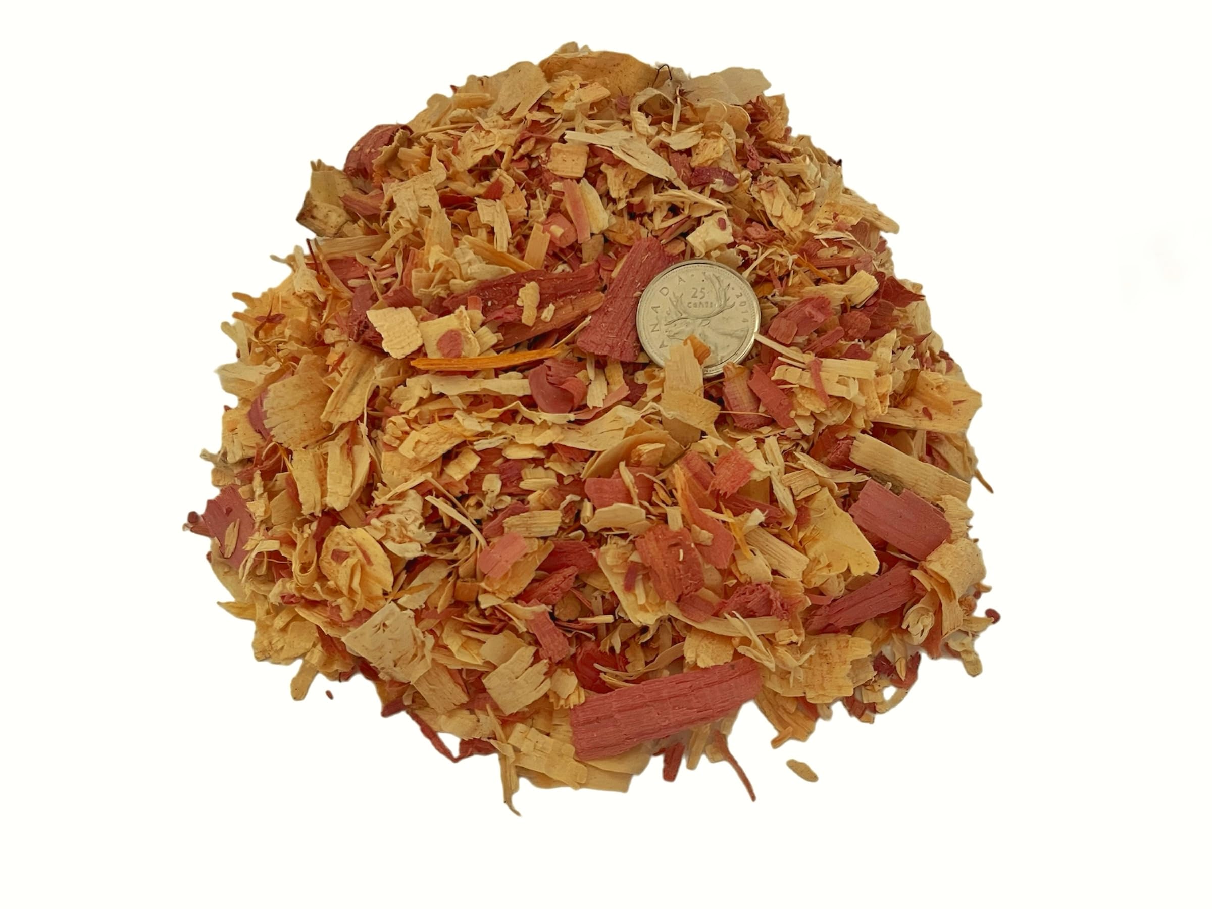 Kingfishers Cedar Chips - Natural Cedar Chips & Shavings - Organic Cedar Shavings & Mulch - Cedar Shavings for pet bedding or landscaping mulch (4 Litres)