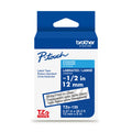 Brother Genuine TZe-135 White on Clear Laminated Tape for TZe-Compatible P-Touch Label Makers, 12 mm Wide x 8 m Long