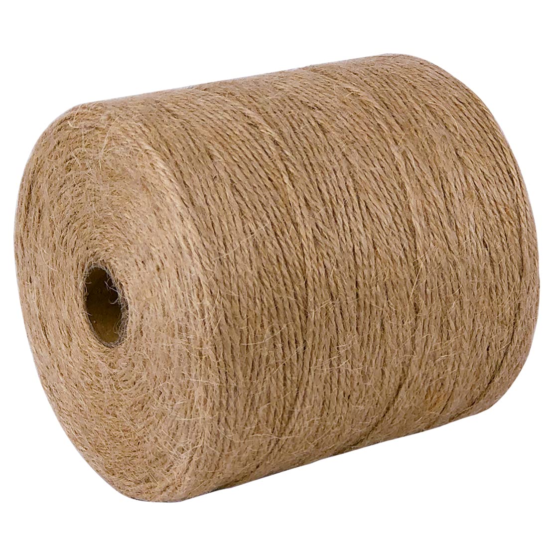 PerkHomy Natural Jute Twine 1800 Feet Long Twine String for Crafts Gift Wrapping Packing Gardening Crochet Knitting Macrame Decor (1800 FT * 2mm (3Ply))