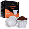 300 Count Fanativita K Cup Coffee Filters Disposable, Compatible with All Reusable K Cups (White)