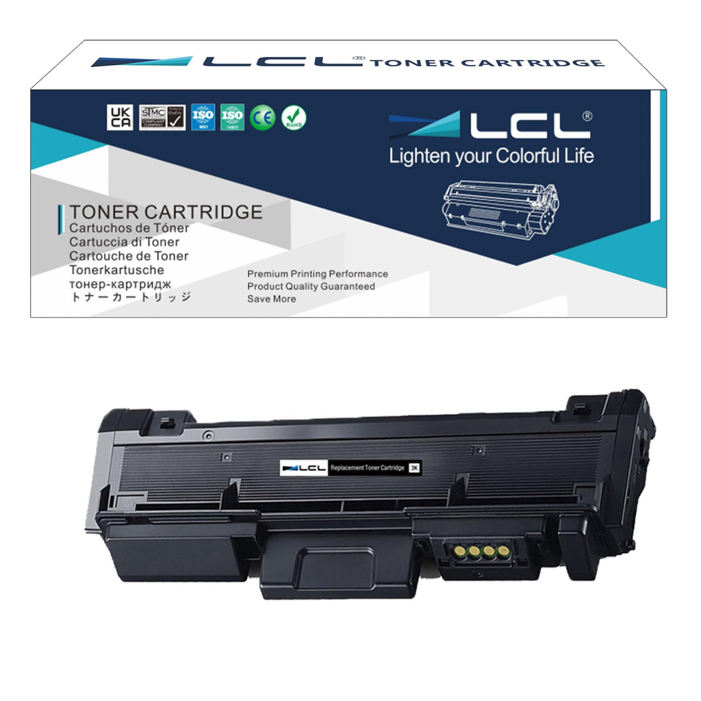 LCL Compatible Toner Cartridge for Samsung MLT-D116L MLT-D116S High Yield (1-Pack,Black) for Samsung Xpress SL-M2825DW SL-M2835DW SL-M2885FW SL-M2625D M2825DW M2835DW M2885FW M2875FD M2875FW M2625D