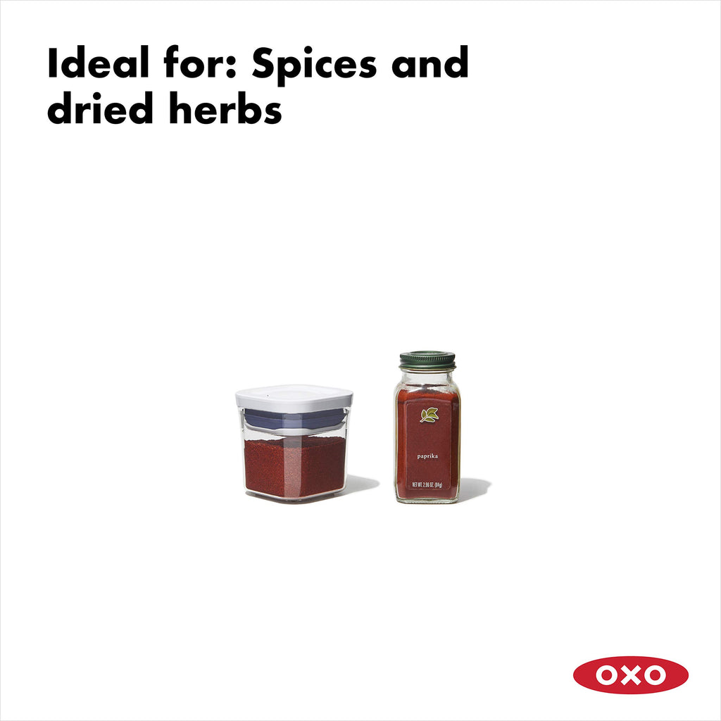 OXO Good Grips 4-Piece POP Mini Container Set, White, 4 Piece Set