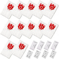 TIMISONL 3D Airclean Dust Bags Replacement for Miele FJM Vacuum Compact C2 C1 Complete C1 S241 S290 S300i S500 S700 S4 S6 Series - 12pack bags & 8 filter set