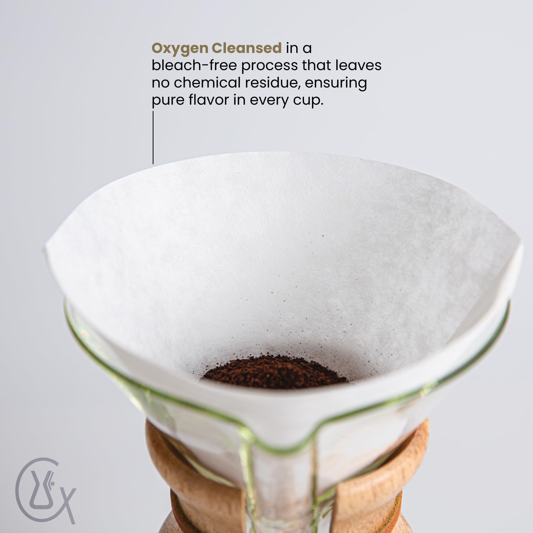Chemex Filter - Unfolded - 100ct - Exclusive Packaging