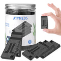 35 Pieces jar Furniture Levelers, Plastic Shims for Leveling, DIY Stackable Non-Slip Rubber Wedge Table Shims for Furniture, Chair, Cabinet,Table Legs