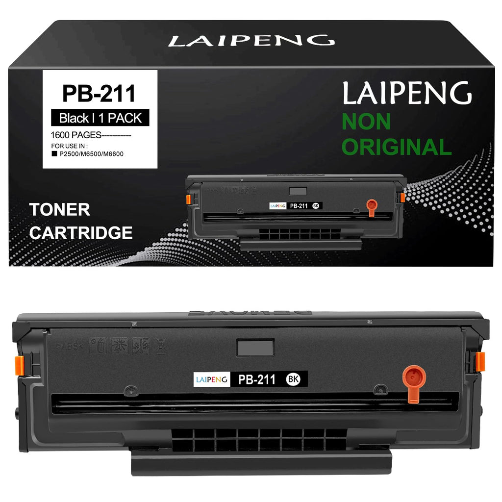 LAIPENG PB211 PB-211 PB 211 PB-211EV Compatible Toner Cartridge for P2500W P2502W M6500NW M6550NW M6600NW M6552NW M6602NW Printer Yeilds up to 1600 Pages (Black 1-Pack)