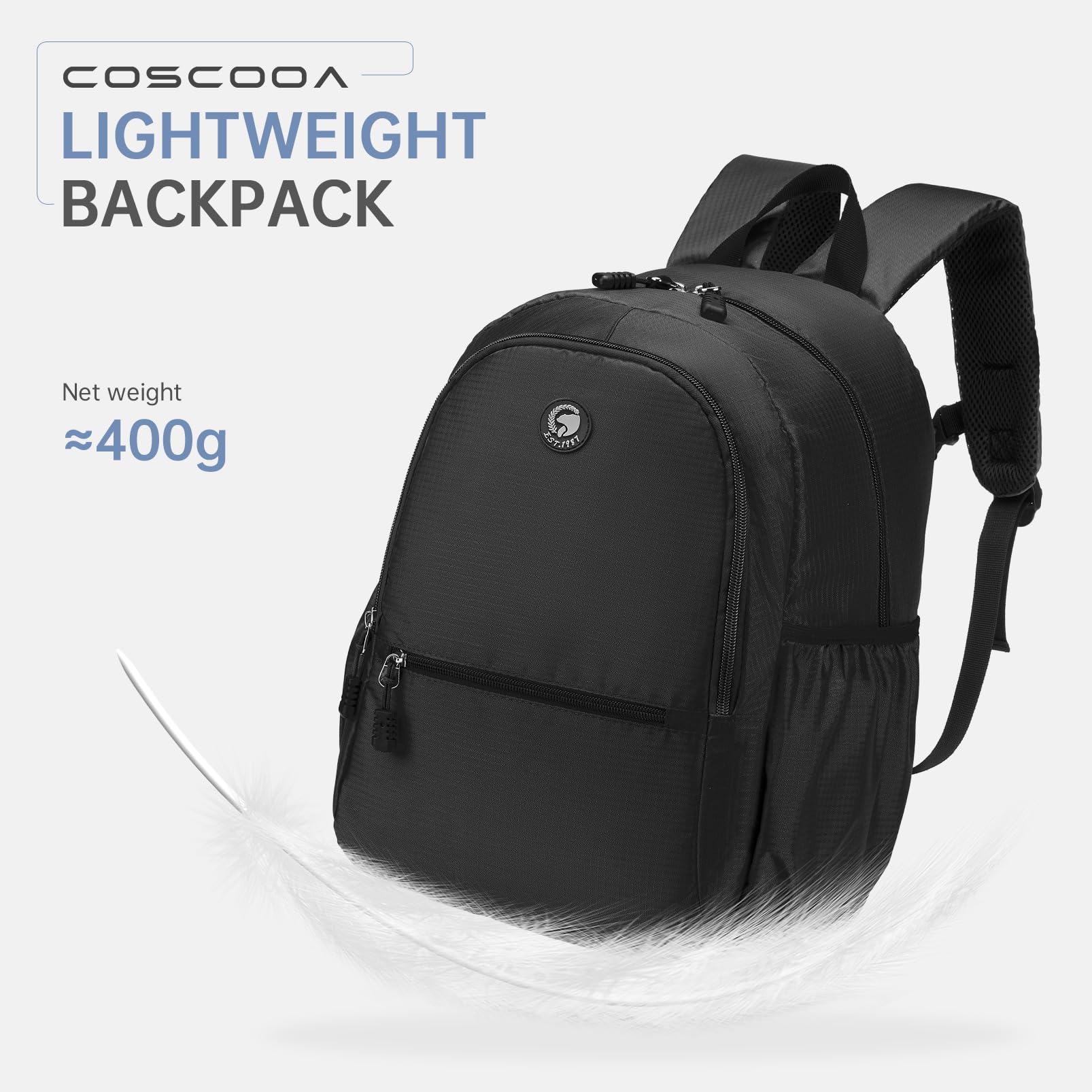 COSCOOA Ryanair Backpack 40x20x25 CM Travel Luggage Bag, Personal Item Travel Bag,Mochila de Viaje,Cabin Size Lightweight Backpack,Flight Approved Underseat Carry On Bag