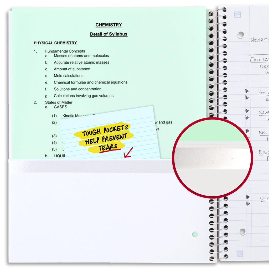 Five Star Spiral Notebooks + Study App, Recycled Cover, 4 Pack, 1 Subject, College Ruled Paper, 8-1/2” x 11", 100 Sheets per Notebook, Zion Clay, Olympic Green, Glacier Blue, Smoky Gray(820046)
