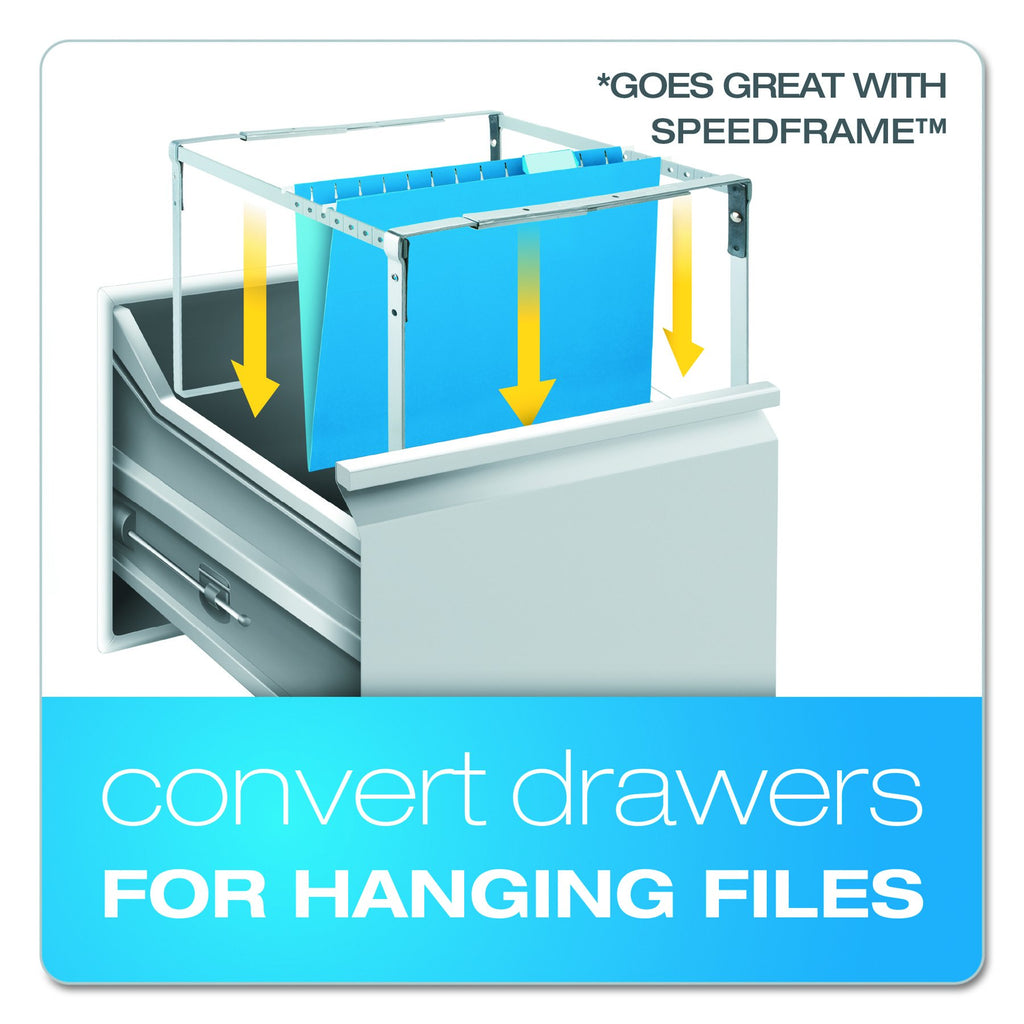 Pendaflex Hanging File Folders, Legal Size, Standard Green, 25 Per Box, 1/5-Cut Tabs, Lighter Interior to Prevent Misfiles, for Office, School, and Home Organization