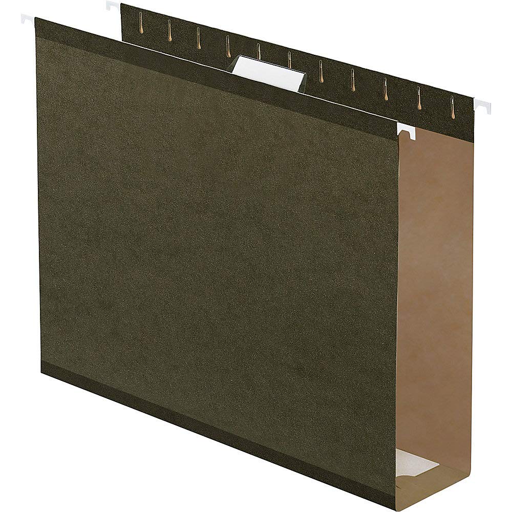 Pendaflex 4152X3 Hanging Box Bottom Folder, Standard Green, Letter Size, 25 Per Box