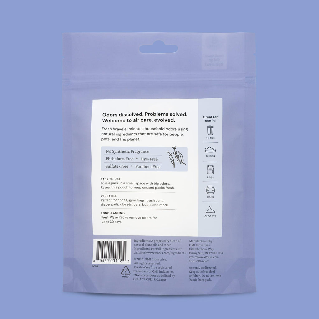 Fresh Wave Lavender Odor Removing Packs, Bag of 6