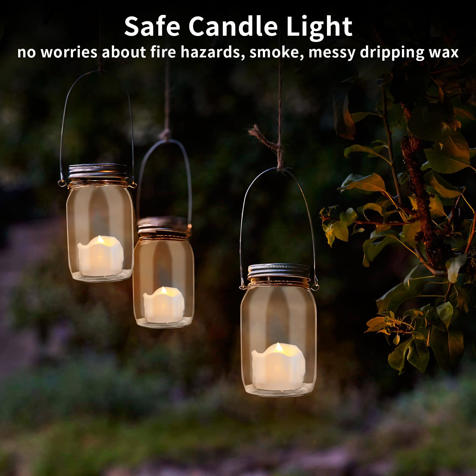 Tealight Candles Battery Operated with Timer (6Hrs ON 18Hrs Off Cycle), 12pcs Timing LED Flickering Flameless Tea Light Electric Fake Votive Candles in Warm White for Xmas Party Halloween Wedding