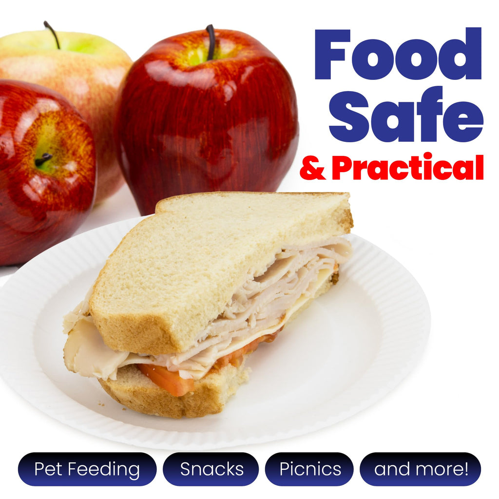 Hygloss Products Paper Plates - Uncoated White Plate - Use for Foodware, Events, Activities, Crafts Projects and More - Environmentally Friendly - Recyclable and Disposable - 6-Inches - 200 Pack
