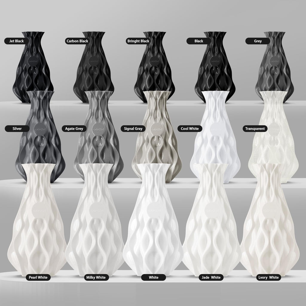 ERYONE PLA Filament 3D Printer PLA Filament 1.75mm +/- 0.03mm, PLA Filament 1KG Cardboard Spool(2.2LBS), White