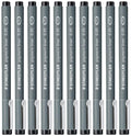 Staedtler 0.05 mm Pigment Liner Fineliner Sketching Drawing Drafting Pens Pack of 10