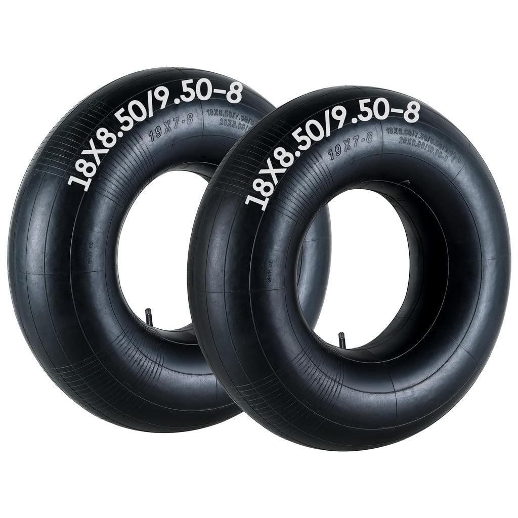 AMGSH 2 Pack 20x8.00-8 Inner Tubes, 20x8-8, 20x10.00-8, 20x10-8 18x6.50-8, 18x7.50-8, 8x8.50-8 18x9.50-8 Universal Fit Tire Tube with TR13 Straight Valve Stem inner tube for Mower, Tractor, Golf Cart