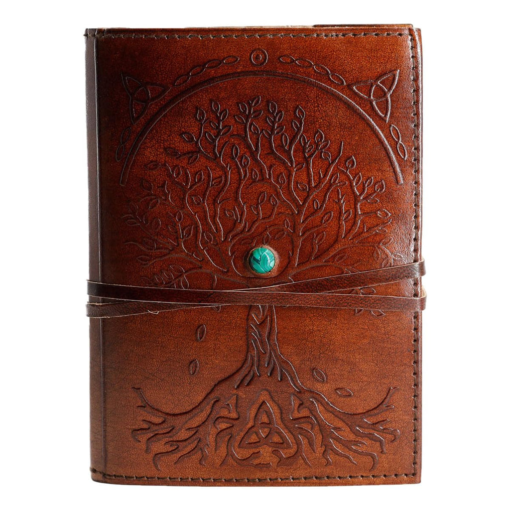 Leather Journal Refillable Lined Paper Tree of Life Handmade Leather Journal/Writing Notebook Diary/Bound Daily Notepad for Men & Women Medium, Writing pad for Artist, Sketch