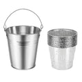 Stanbroil Drip Grease Bucket with 10-Pack Disposable Foil Liners for Wood Pellet Grills Traeger, Pit Boss, Camp Chef, Lousiana and Also Fits Most Other Wood Pellet Grills