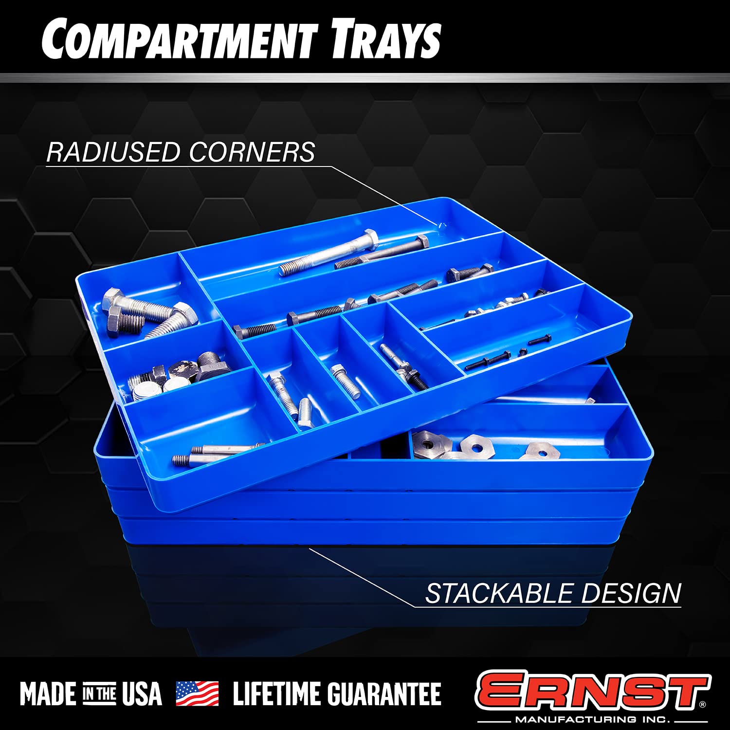 ERNST Tool Box Organizer Tray Drawer Divider for Tool Storage