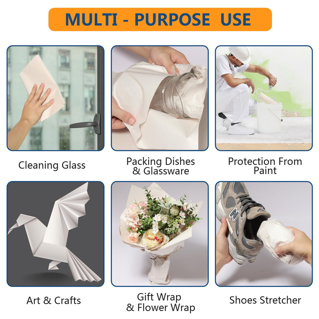 100 SHEETS 27”x15” Packing Paper Sheet for Moving Shipping Wrapping Packing Box Newsprint Paper Moving Paper Moving Supplies Protecting Fragile Items Glass China Packing (100)
