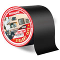 RV Roof Tape Black, 4" x 33' Automotive Butyl Sealant Tape for Processing, UV Resistant, Waterproof, Used for RV Roofs, Campervans, Trailers, Boat Seal Leak Repairs, Windows, Headlights, Windshields