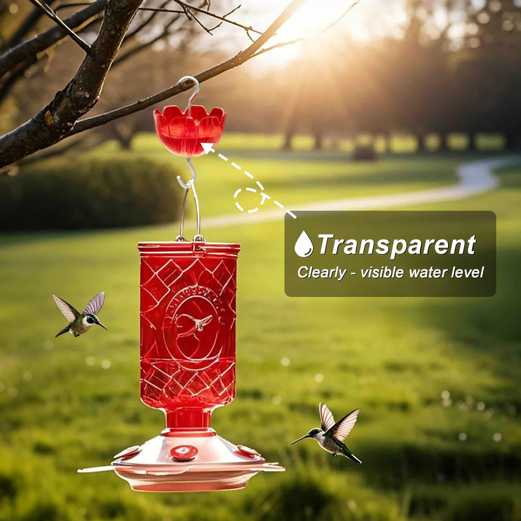 Tinlaviy Ant Moat for Hummingbird Feeders, 6 Packs, Hummingbird Feeder Accessory Hooks, Insect Guard with Large Capacity