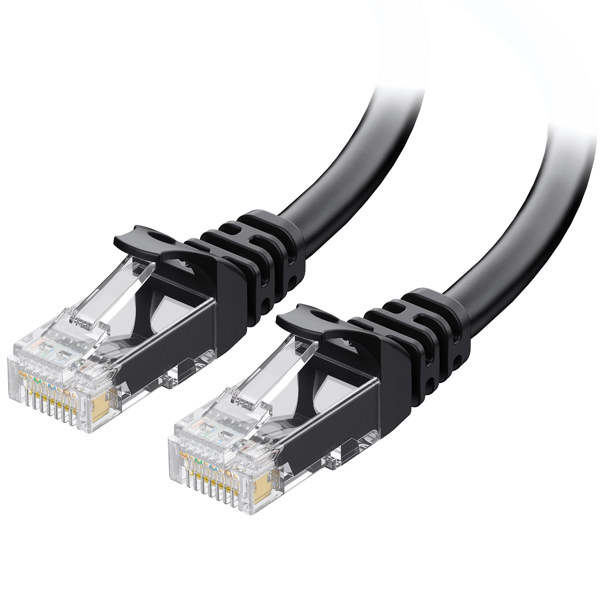 Cable Matters 10Gbps Snagless Cat 6 Ethernet Cable 30 ft (Cat 6 Cable, Cat6 Cable, Internet Cable, Network Cable) in Black - Available 20ft - 150ft in Length