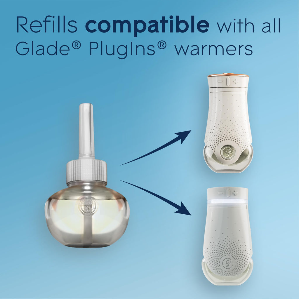 Glade PlugIns Air Freshener Refill, Scented and Essential Oils for Bathroom and Home Fragrance, Bubbly Berry Splash, 5 Count