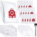 16 Pack 3D Replacement FJM Dust Vacuum Bags Compatible with GN Series Classic C1, Complete C1/C2/C3,S2,S3,S4,S5,S6,S7,S8 Series Vacuum Cleaner with 5 Motor Protection Filters,5 AirClean Filters