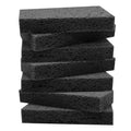 Large Cellulose Sponges, Kitchen Sponge for Dish, Thick Heavy Duty Scrub Pads, Non-Scratch Scrubber for Household/Cookware/Bathroom/Office/Boat 5.5" x 3" x 1" (7 Pack) Black