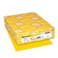 Neenah Astrobrights Premium Color Paper, 24 lb, 8.5 x 11 Inches, 500 Sheets, Sunburst Yellow