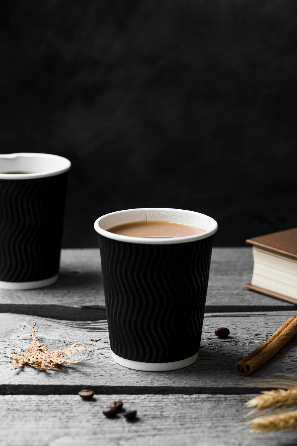 Convenient Disposables- 4oz Paper Coffee Cups, 100 Pack, Single-Use Disposable Hot Beverage Cups for Espresso, Tastings, Samples, Round Shape, Smooth Finish