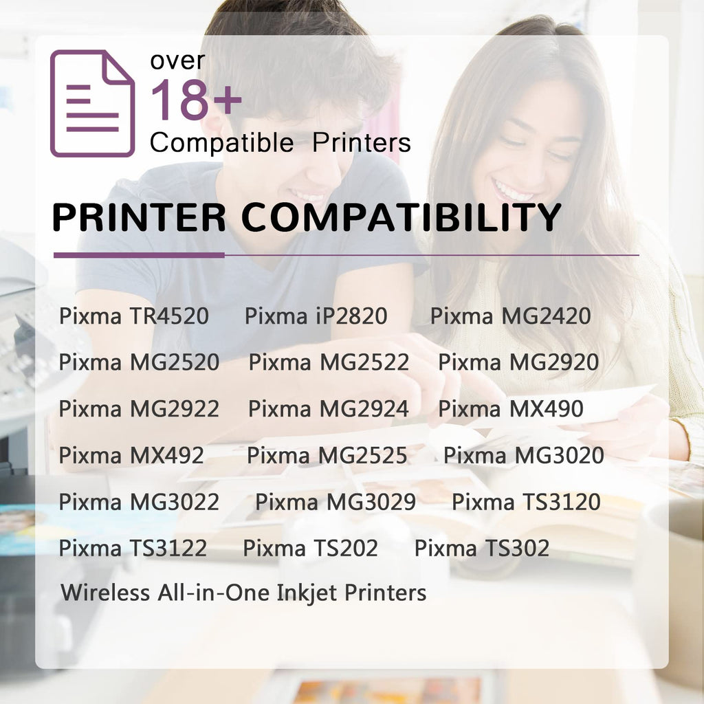 Inktopia 1 Pack Compatible Ink Cartridge Replacement for Canon PG 245XL (1 Black) with Ink Level Indicator Used in Canon PIXMA iP2820 MG2420 MG2520 2920 MG2922 MG2924 MX492 MX490 Printer