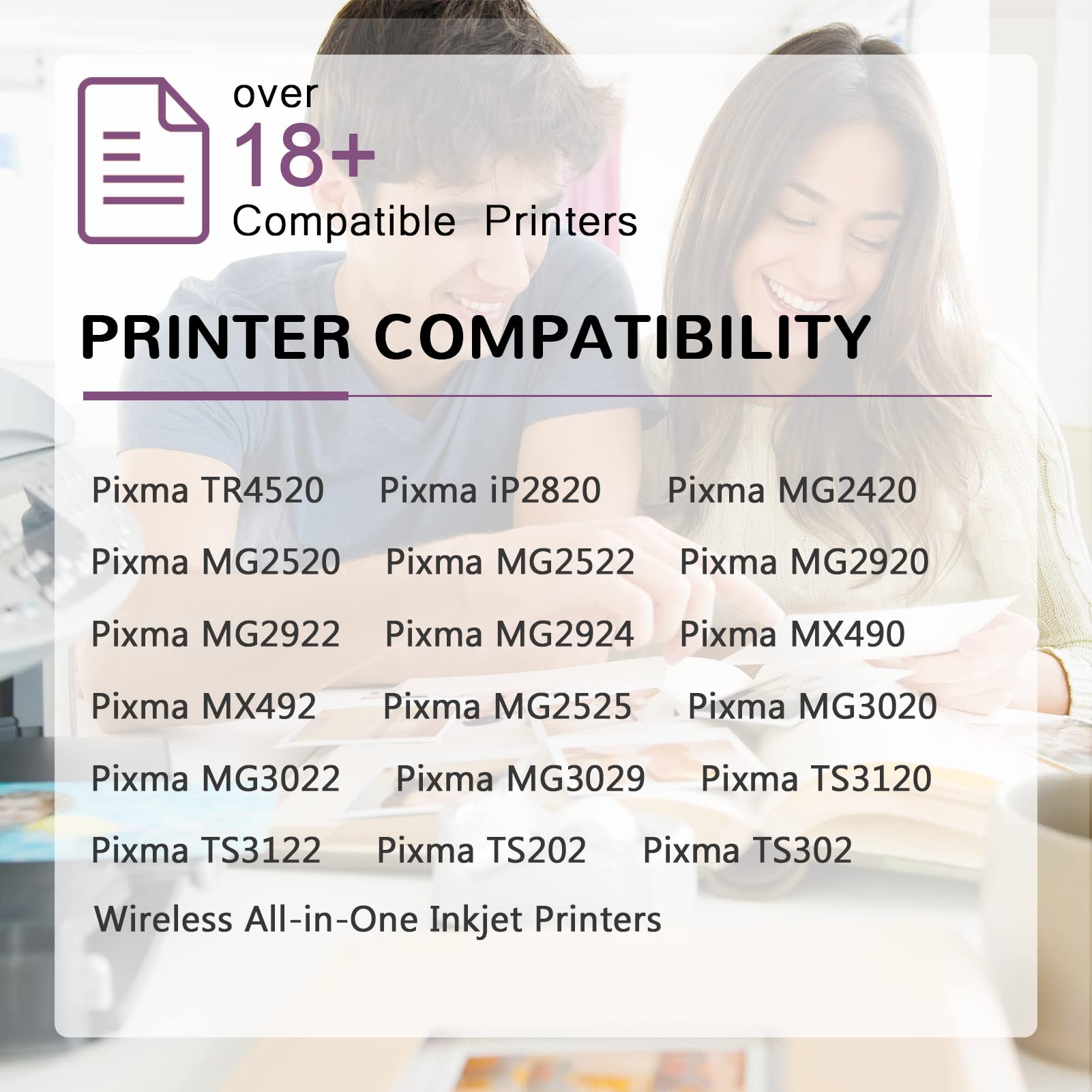 Inktopia 1 Pack Compatible Ink Cartridge Replacement for Canon PG 245XL (1 Black) with Ink Level Indicator Used in Canon PIXMA iP2820 MG2420 MG2520 2920 MG2922 MG2924 MX492 MX490 Printer