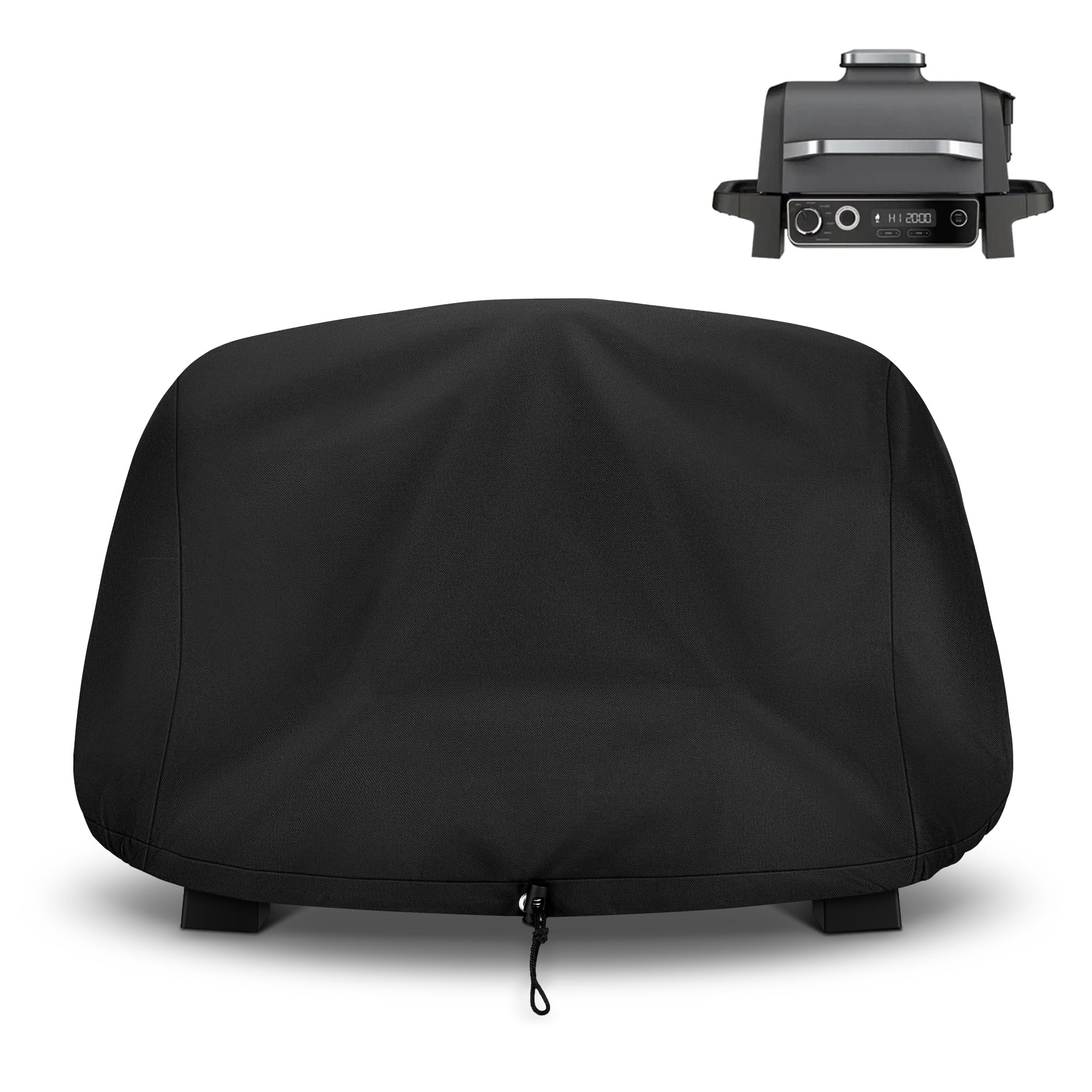 Unicook Barbecue Cover Weatherproof for Ninja Woodfire OG700 Series, Waterproof Grill Cover for Outdoor Table Grill Urban Explore Pro, Small Cover Tarpaulin Protective Cover Outdoor Kitchen
