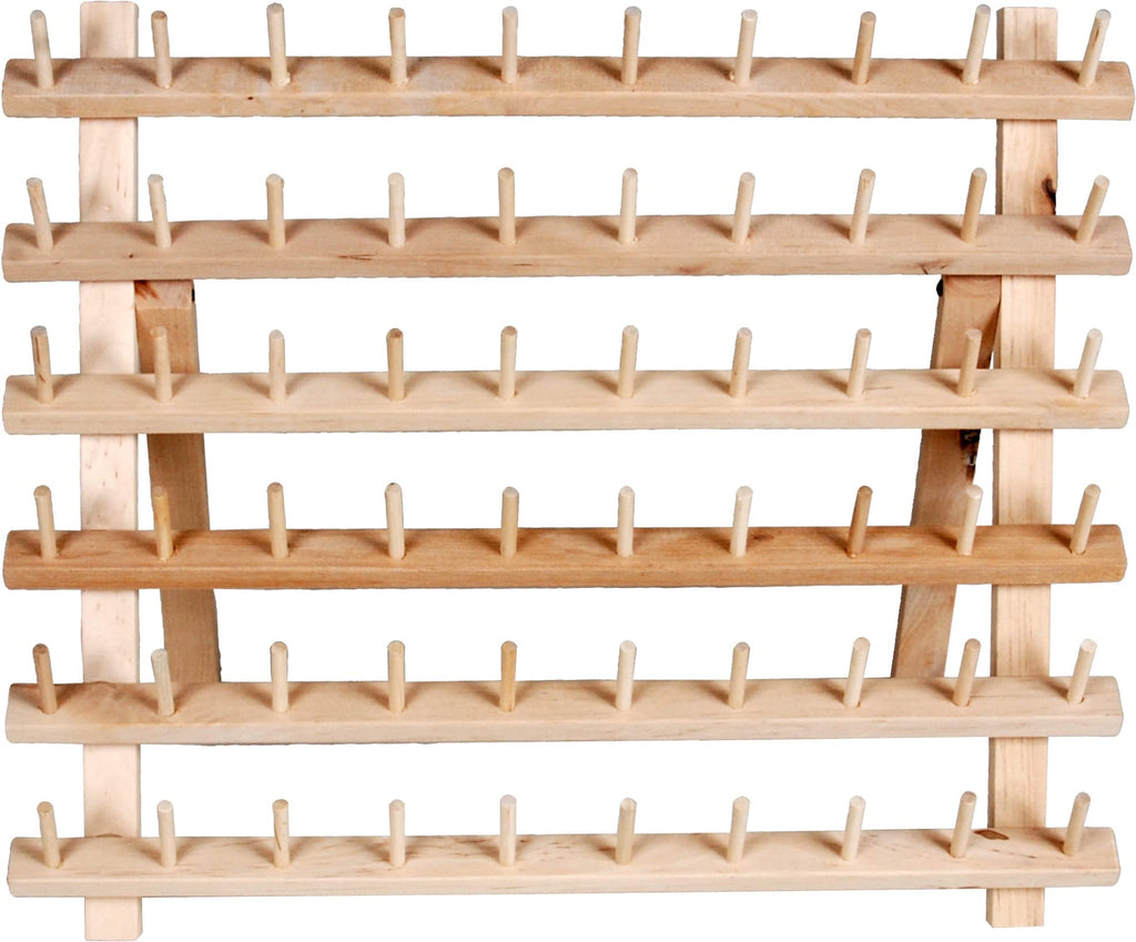 Dritz Wooden Thread Rack, 1 Count, Smooth Wood