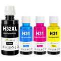 GREENPRINT 31 32XL Compatible Ink Bottle 6000 Page Black, 8000 Page CMY for Smart Tank 5000 5100 5101 5102 5103 5104 6001 6002 7001 7002 7301 7302 7602 Plus 551 570 578 651 Printer 4 Pack