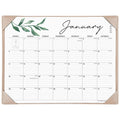 Large Desk Calendar 2026-2027 with Desk Mat, Cabbrix Desk Pad Calendar 22 x 17 Inch Runs From January 2026 to June 2027, Desk Blotter Calendar 2026-2027 for Home School and Office (Apricot)