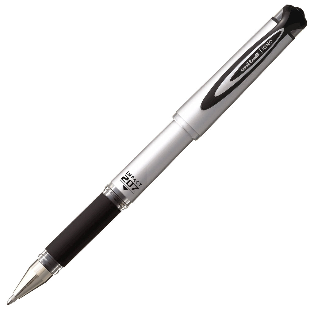 uni-ball Gel Impact Rollerball Gel, Stick Roller Ball Pen Bold-1.0mm, Black Ink (65800)