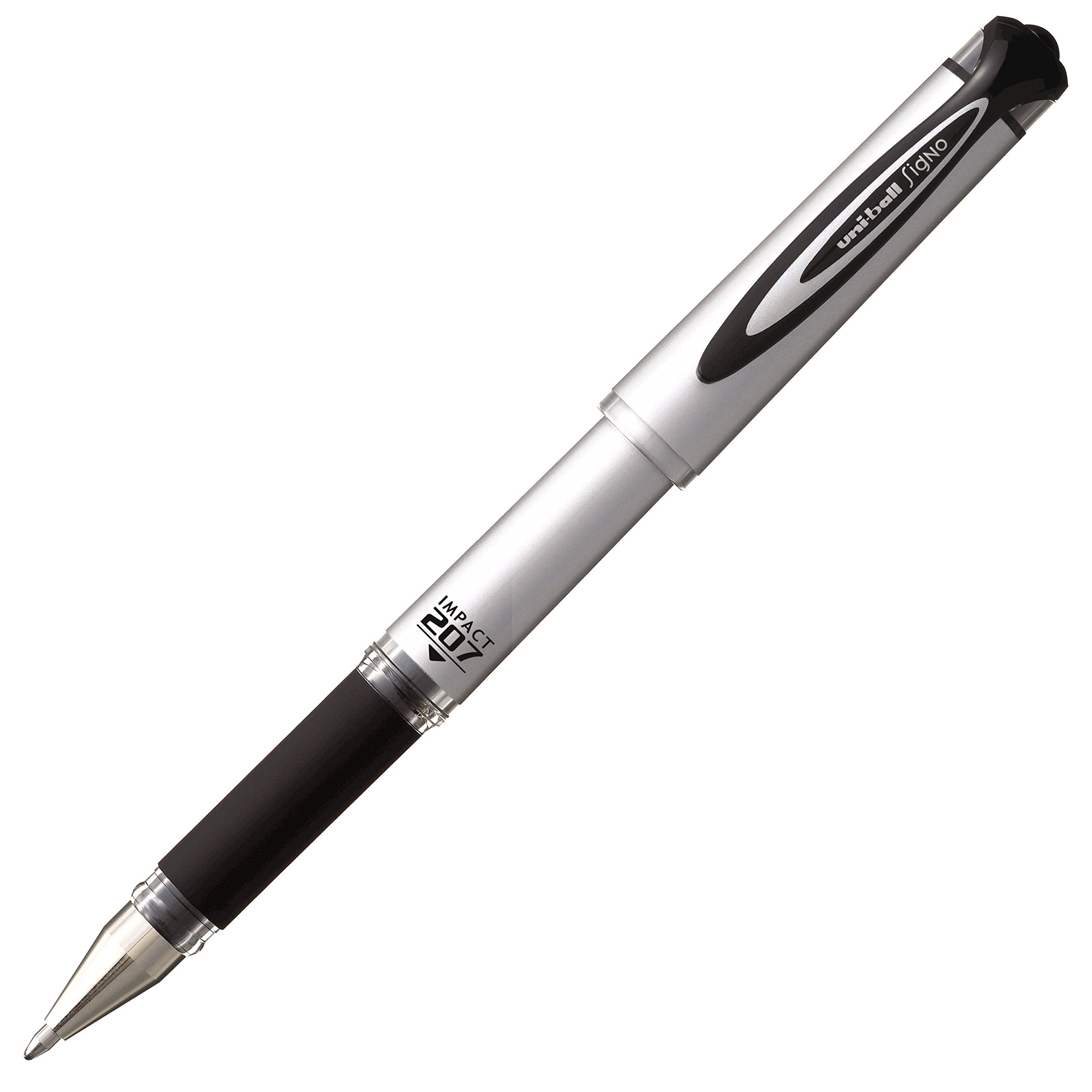 uni-ball Gel Impact Rollerball Gel, Stick Roller Ball Pen Bold-1.0mm, Black Ink (65800)