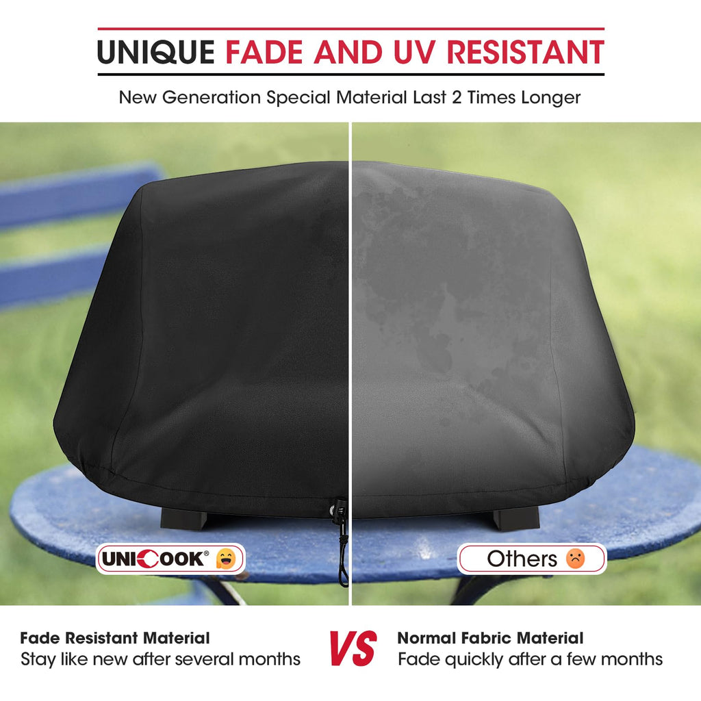 Unicook Barbecue Cover Weatherproof for Ninja Woodfire OG700 Series, Waterproof Grill Cover for Outdoor Table Grill Urban Explore Pro, Small Cover Tarpaulin Protective Cover Outdoor Kitchen