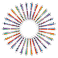 Multicolor Pen - 30 Pack 0.5mm 6-in-1 Retractable Ballpoint Pens for Office School Supplies Students Gift