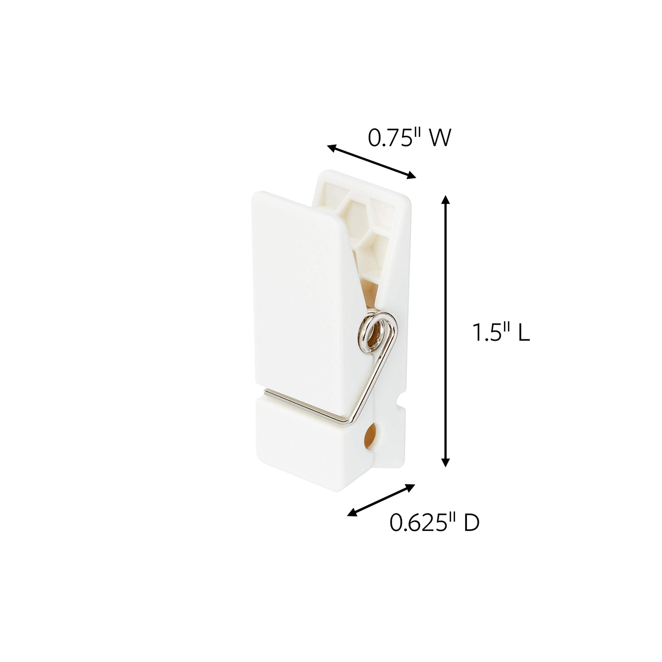 Command Spring Clips, Quartz, 8-Clips (17089Q-8ES)