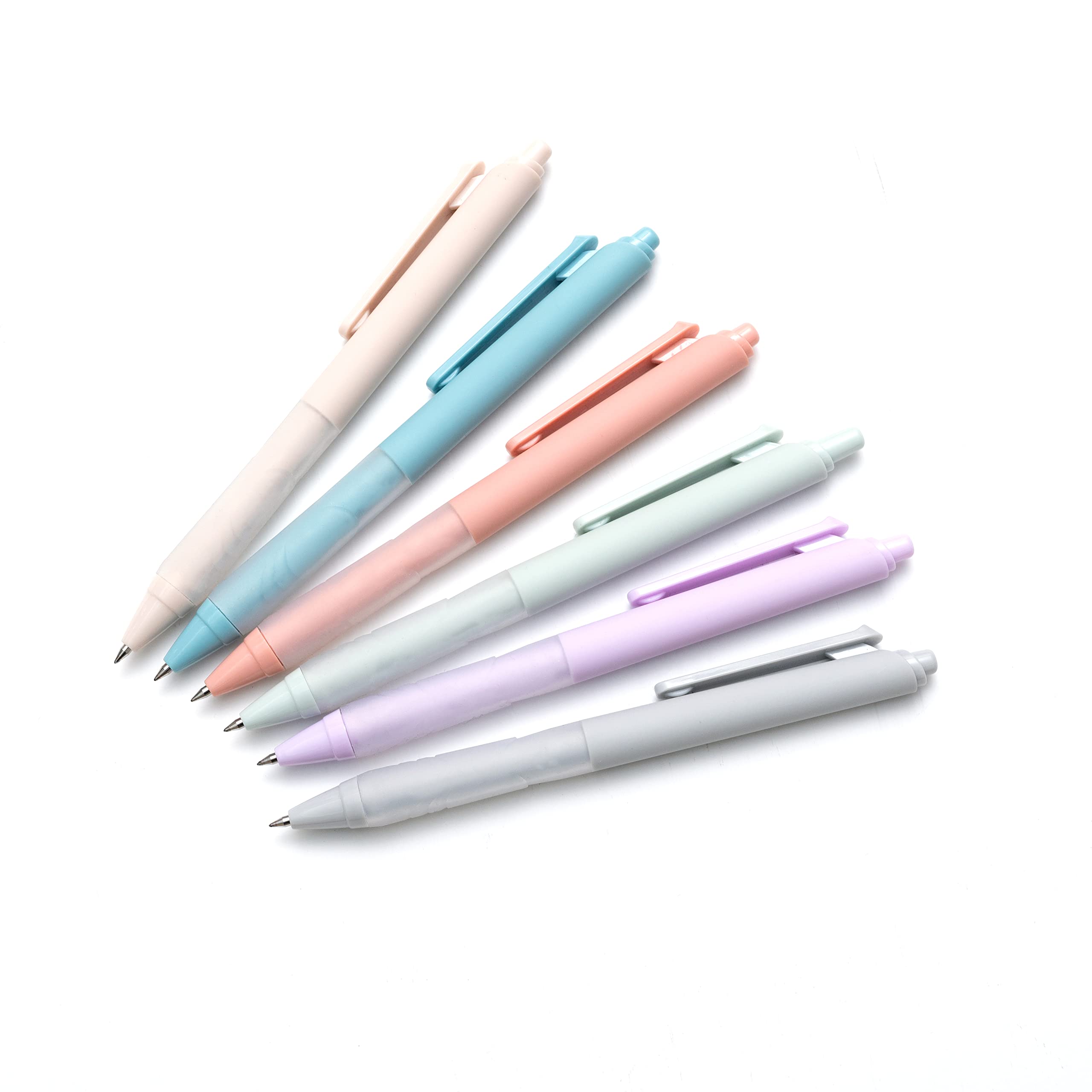 Linbsunne Ballpoint Pens Medium Point 1mm Black Pen with Super Soft Grip Ball Point Pen for Men Women Retractable Pens (12-pack)