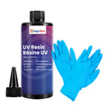 Magic Resin | 500 ml (500g) | UV Resin for Crafting | Crystal Clear, Fast Curing and Non-Yellowing | Perfect for Jewelry, Coating, Small Casting, and DIY Projects | Easy to Use No Mixing